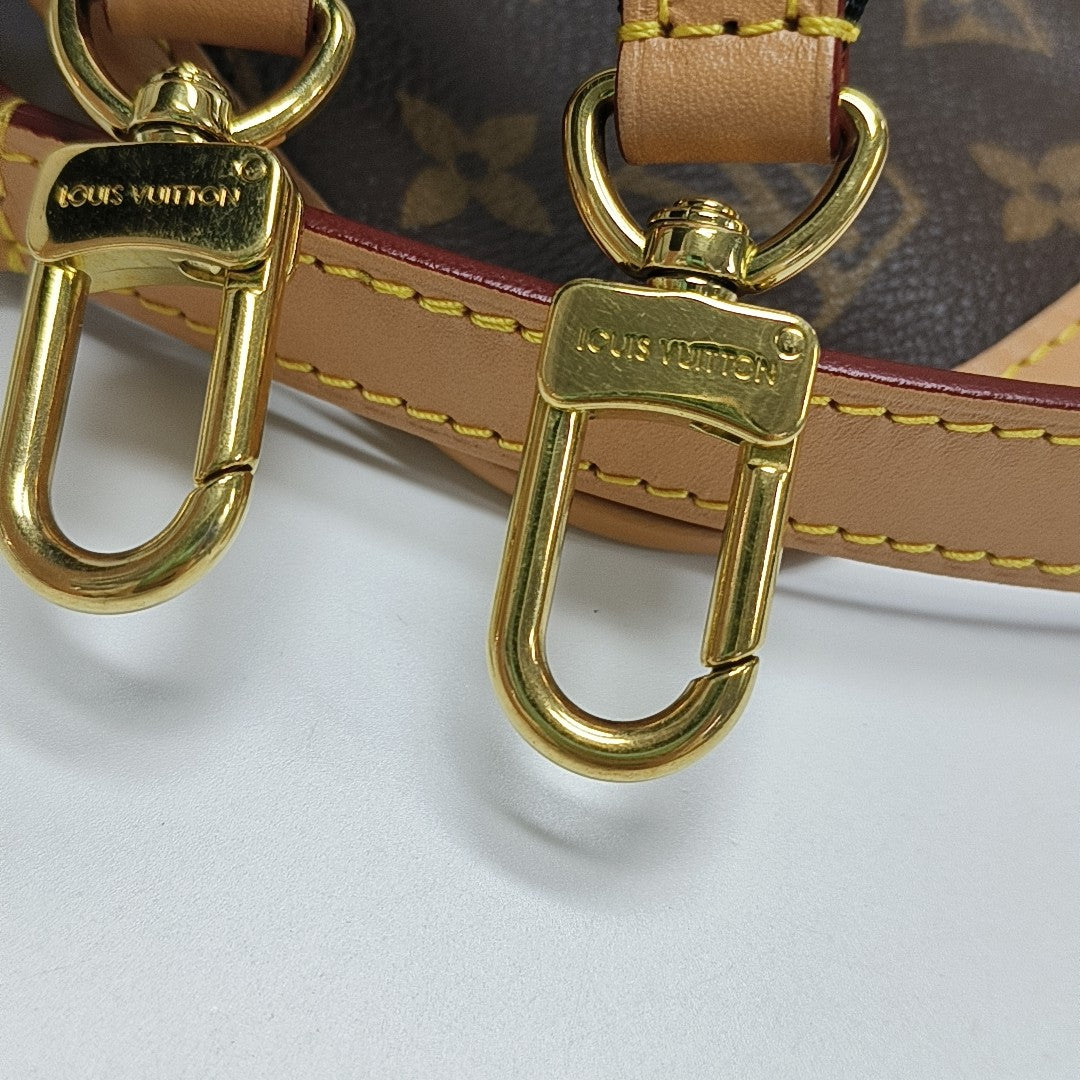 DIANE Monogram Coated Canvas Brown