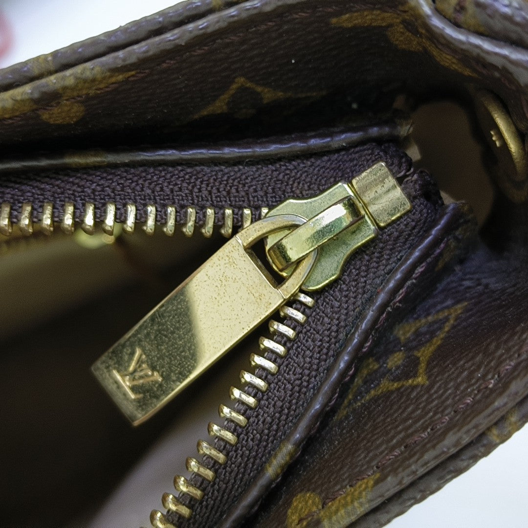 LOOPING GM Monogram Coated Canvas Brown