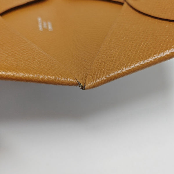 Calvi Epsom Brown Card Holder