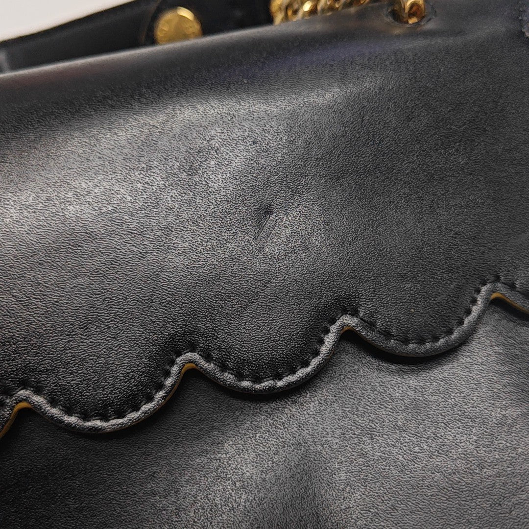 Kan I Medium Calfskin Black