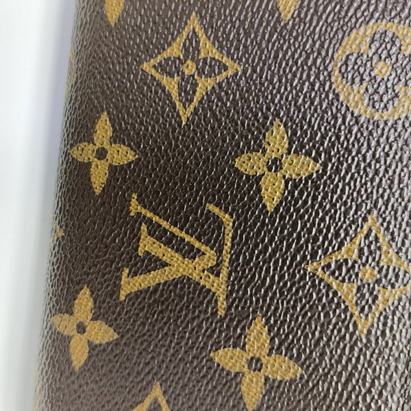 CLÉMENCE Monogram Coated Canvas Brown Wallet