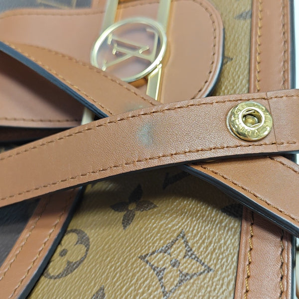 DAUPHINE MM Monogram Coated Canvas Brown