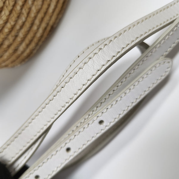 Straw Bucket Bag Multicolor