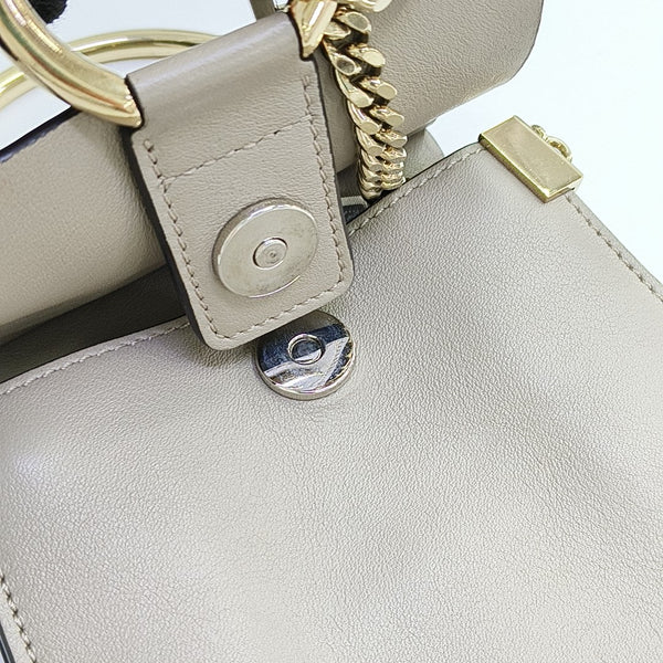 Faye Small Calfskin Gray