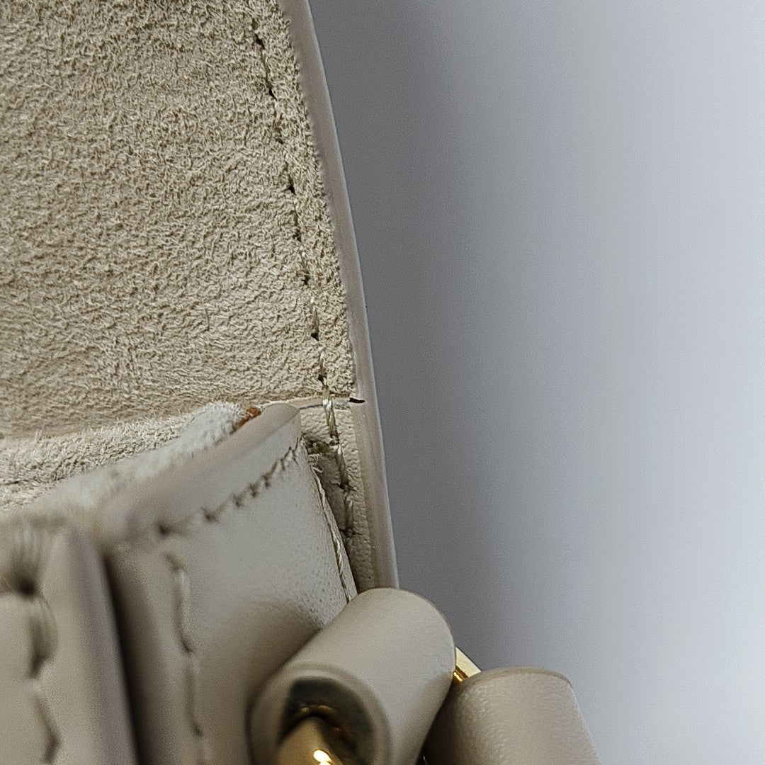 Calfskin Crossbody Bag Beige