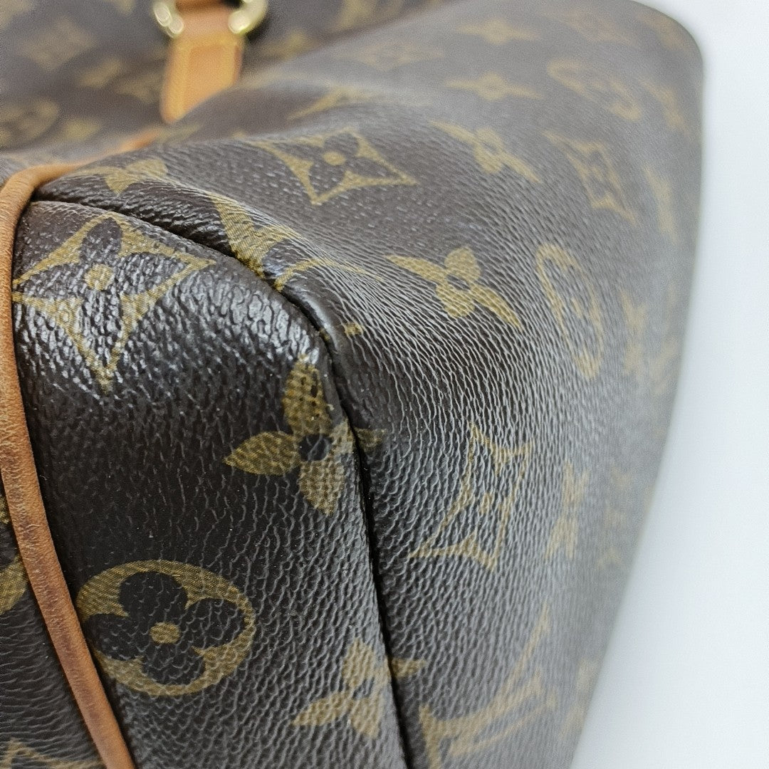 TOTALLY MM Monogram Coated Canvas Brown