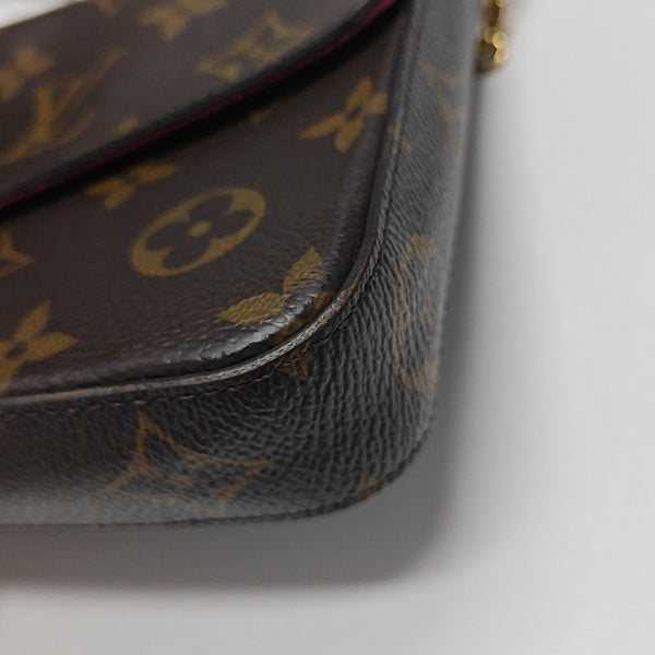 FÉLICIE Monogram Coated Canvas Brown