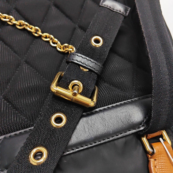 The Rucksack Medium Nylon Black