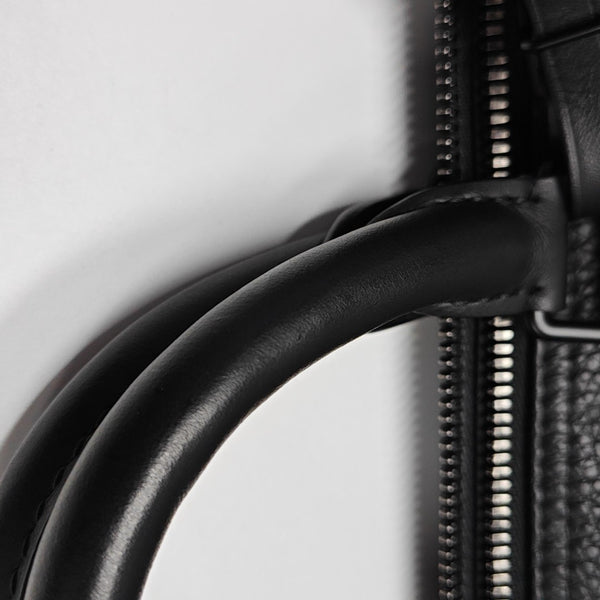 KEEPALL 35 Monogram Calfskin Black