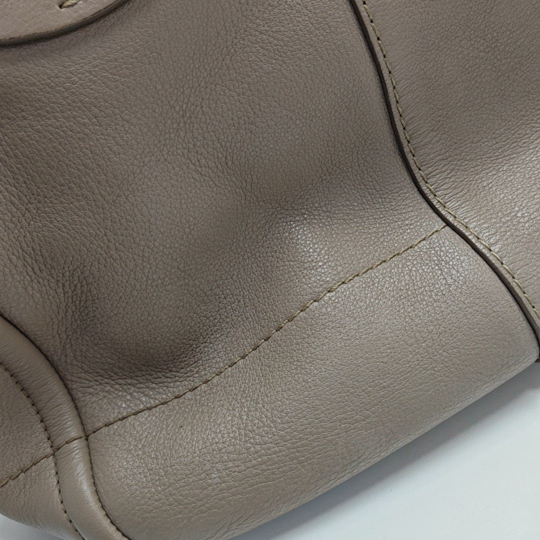 Gancini Calfskin Gray