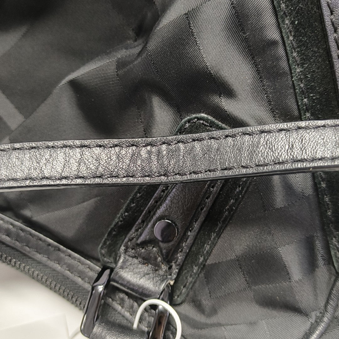 Nylon Shoulder Bag Black