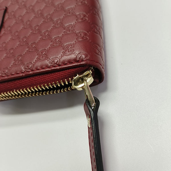 Monogram Calfskin Wallet Red