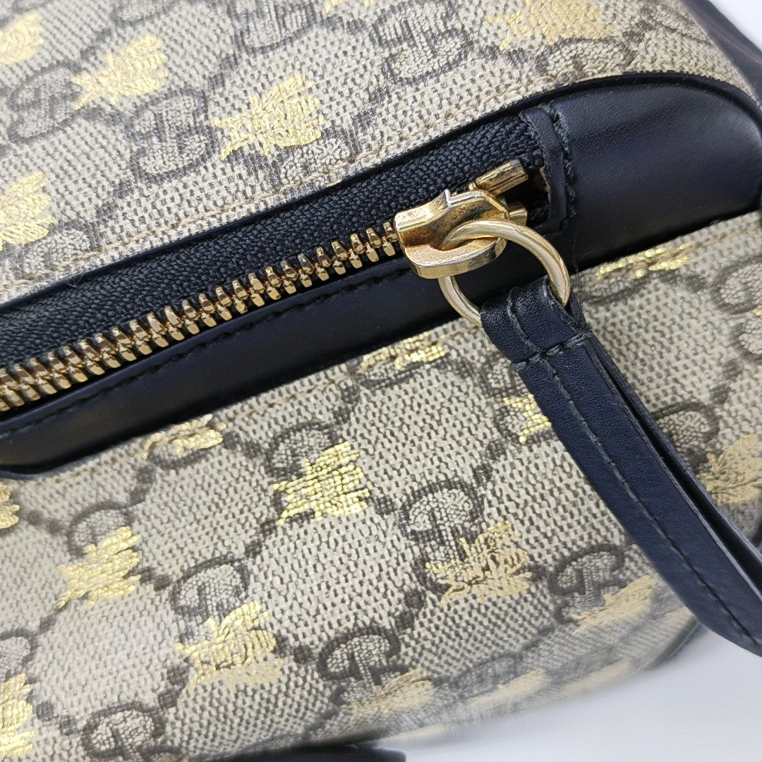 Eden Monogram Coated Canvas Beige