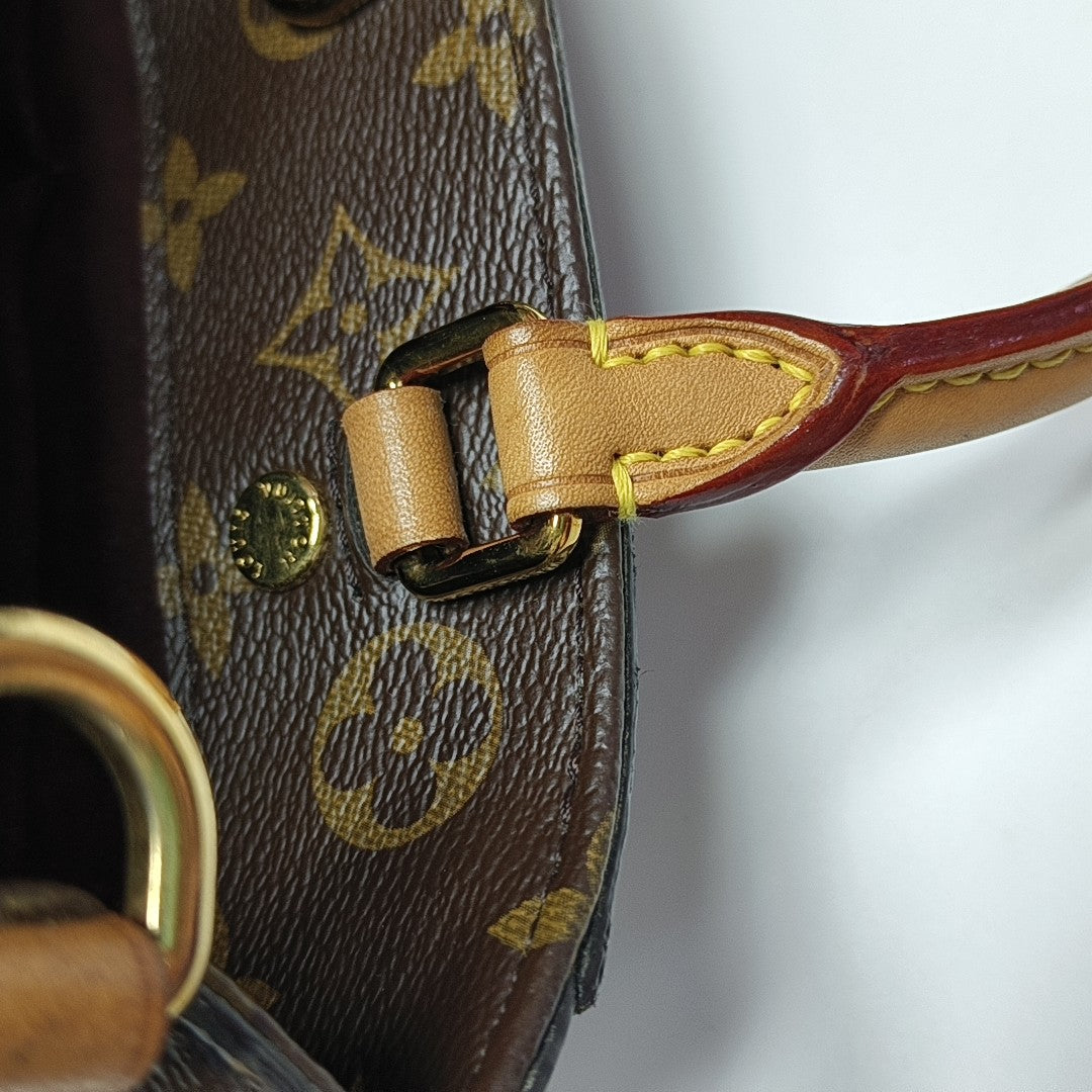 MONTAIGNE Monogram Coated Canvas Brown