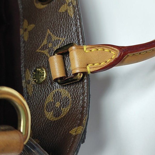 MONTAIGNE Monogram Coated Canvas Brown