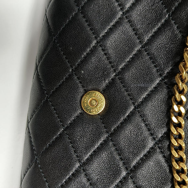NOLITA Mini Quilted Lambskin Black