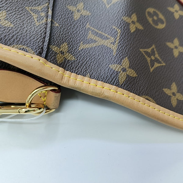 DIANE Monogram Coated Canvas Brown