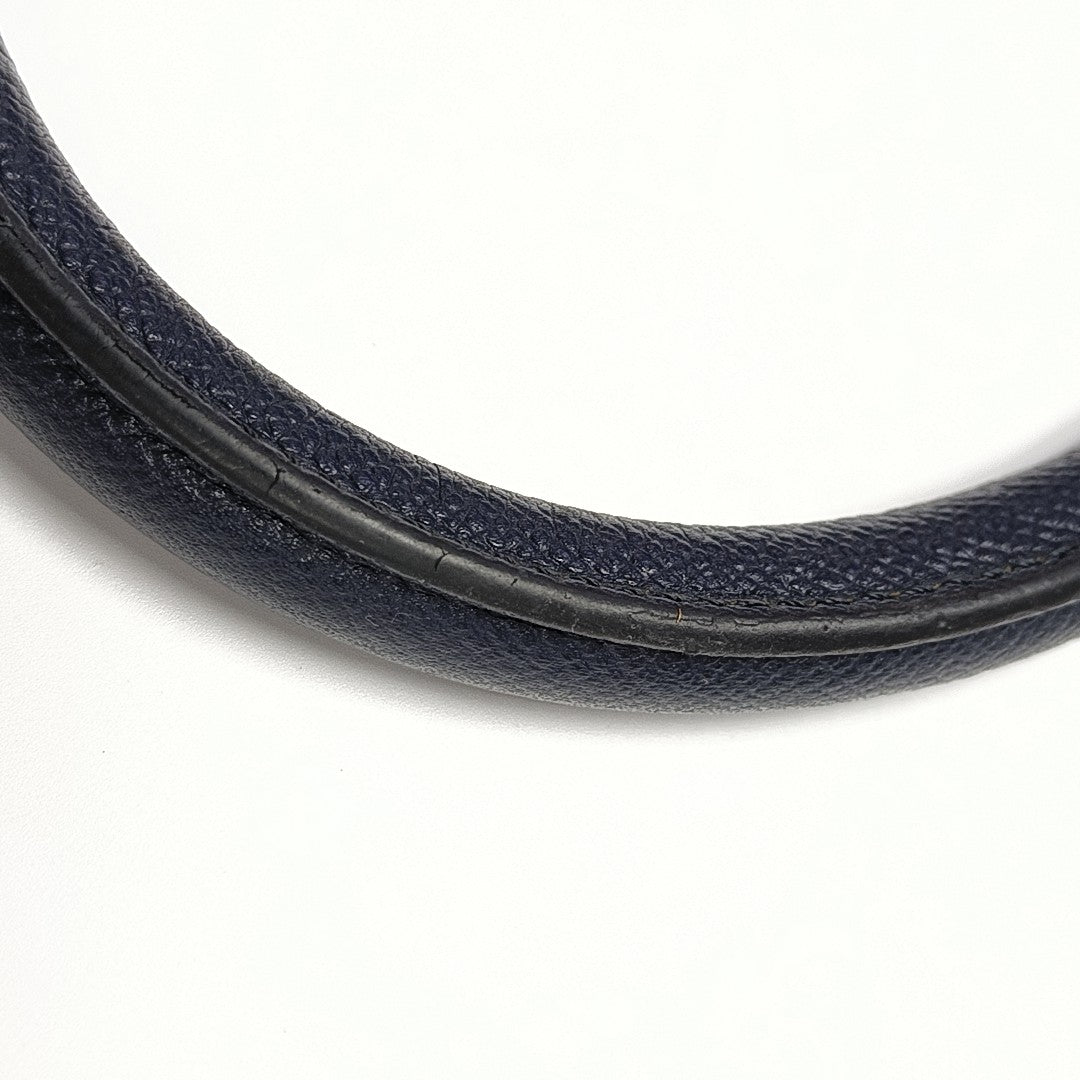 Calfskin Shoulder Bag Blue