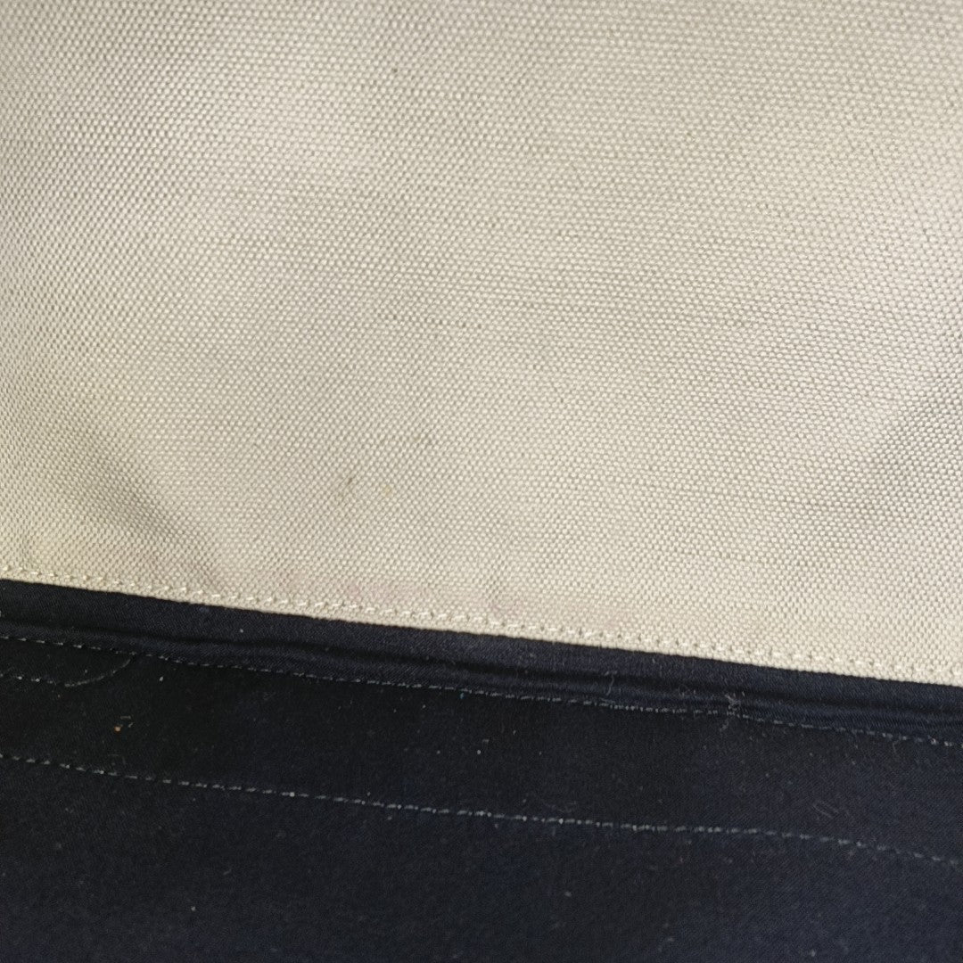 Navy Canvas Gray