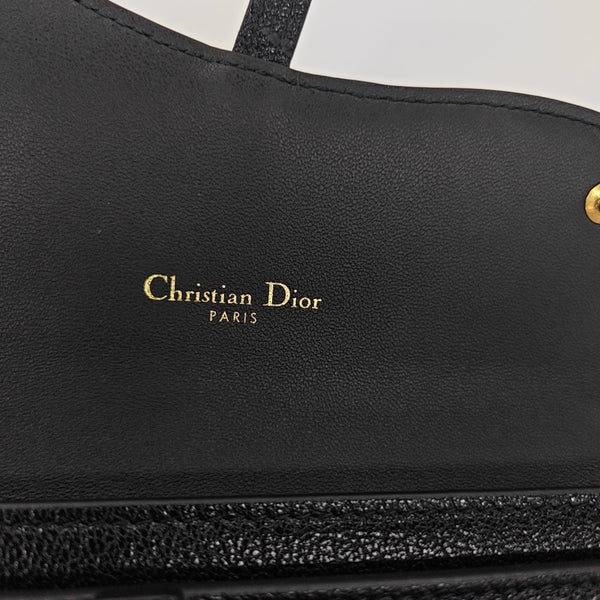 Saddle Mini Calfskin Black