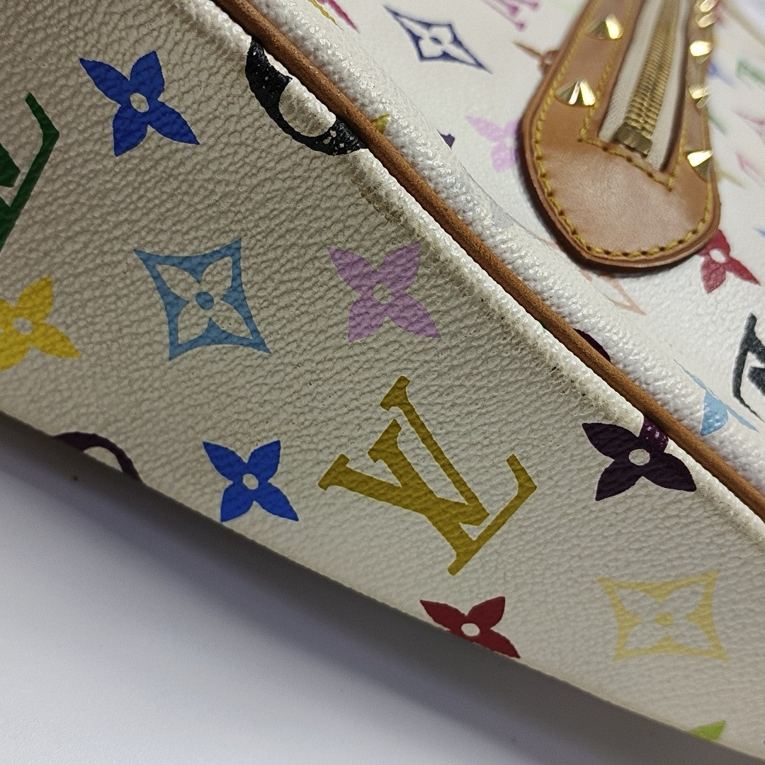 LV × TM BOULOGNE Monogram Coated Canvas White