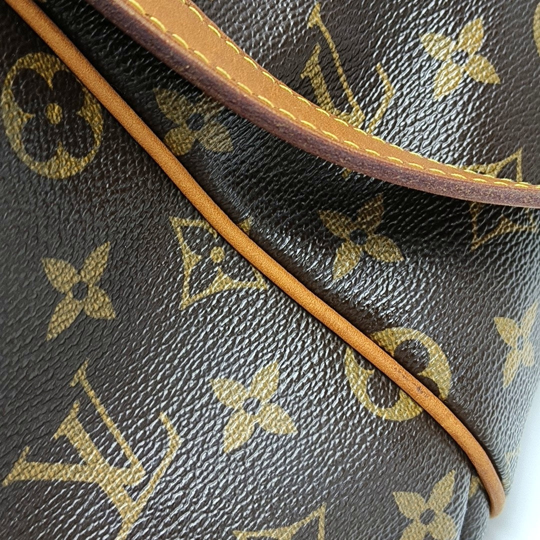 TOTALLY MM Monogram Coated Canvas Brown