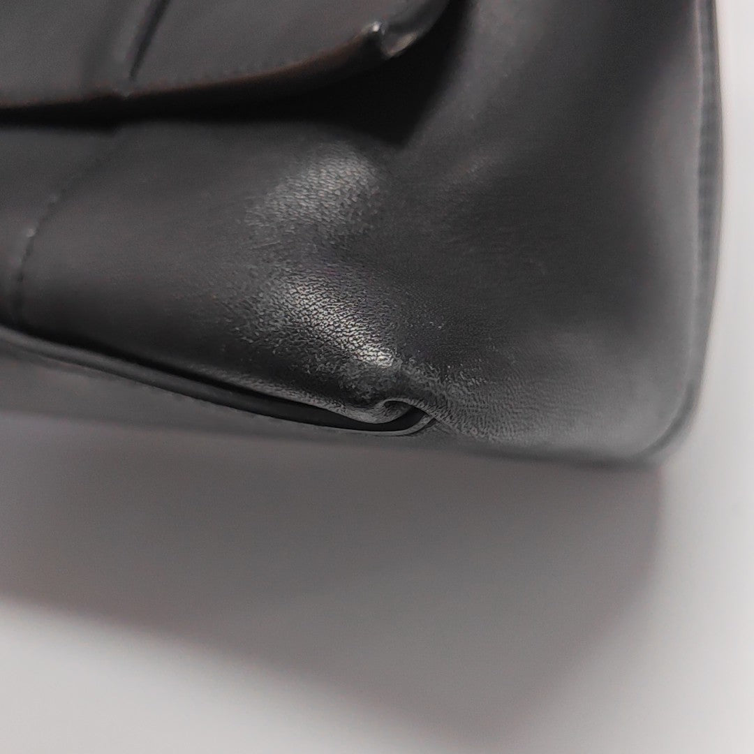 Downtown Calfskin Black
