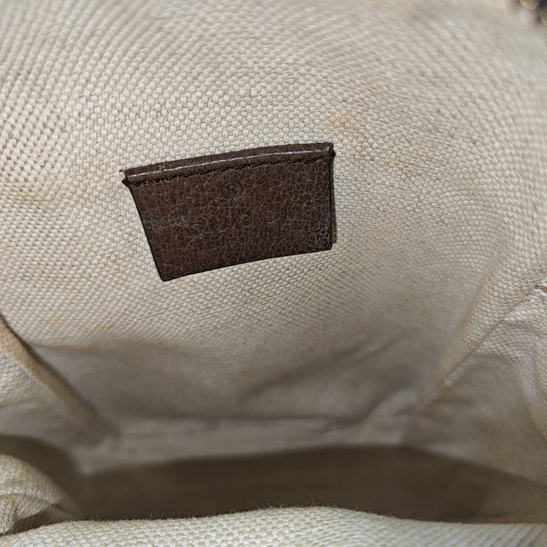 Neo Vintage Mini Monogram Coated Canvas Brown