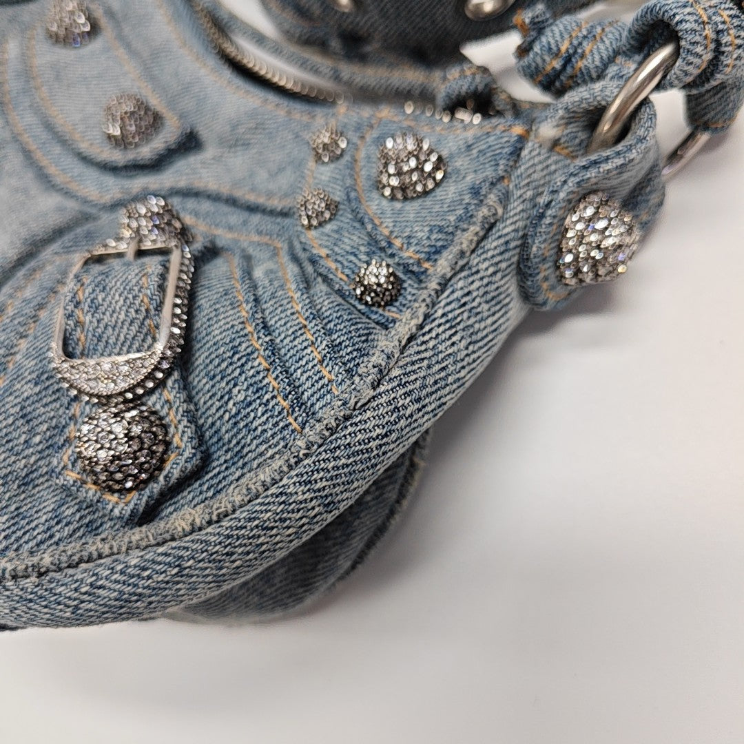 Le Cagole Mini Denim Blue