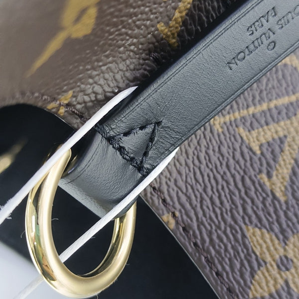 NÉONOÉ MM Monogram Coated Canvas Brown