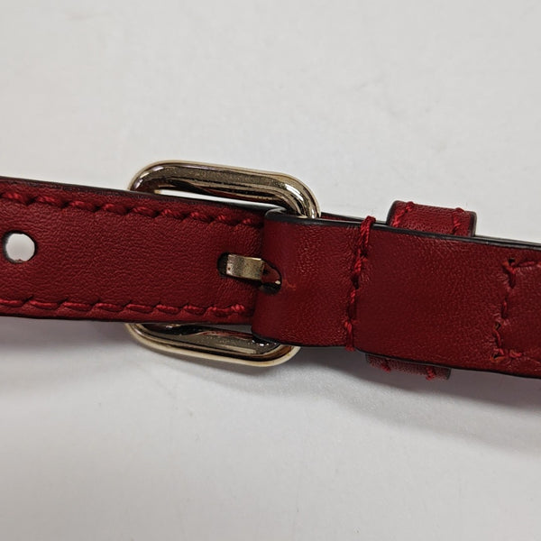 Microguccissima Monogram Calfskin Red