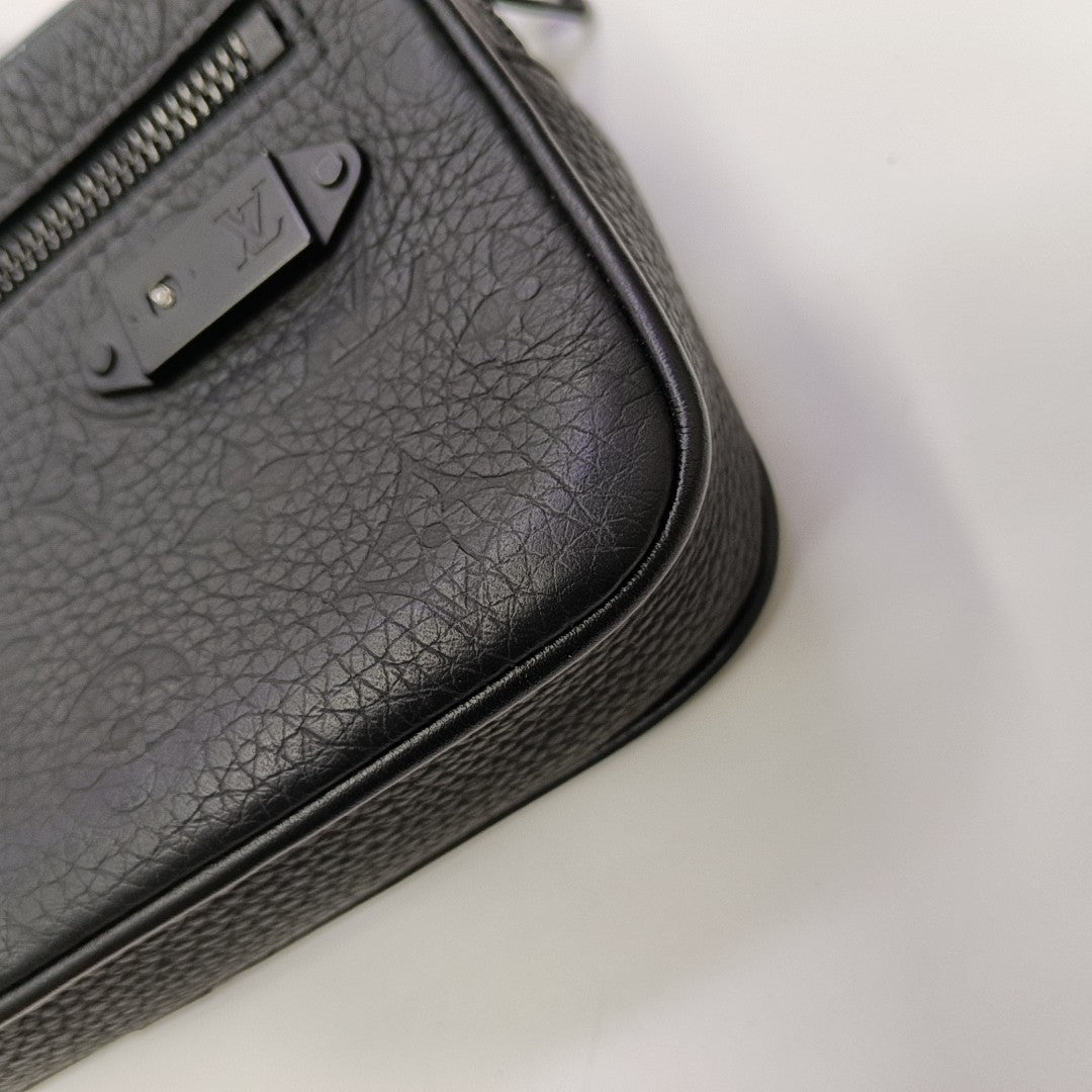 VOLGA Monogram Calfskin Black
