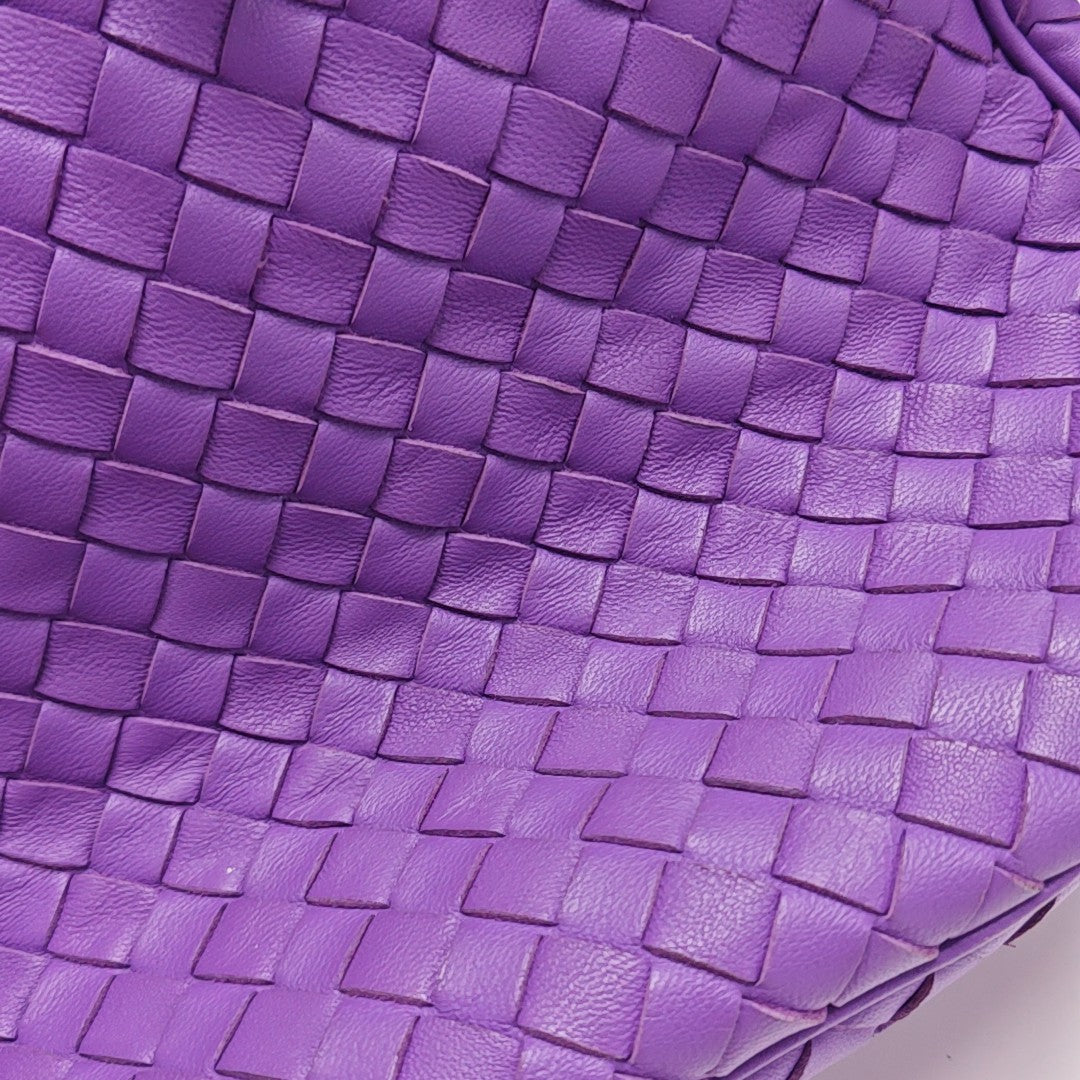 Lambskin Tote Bag Purple
