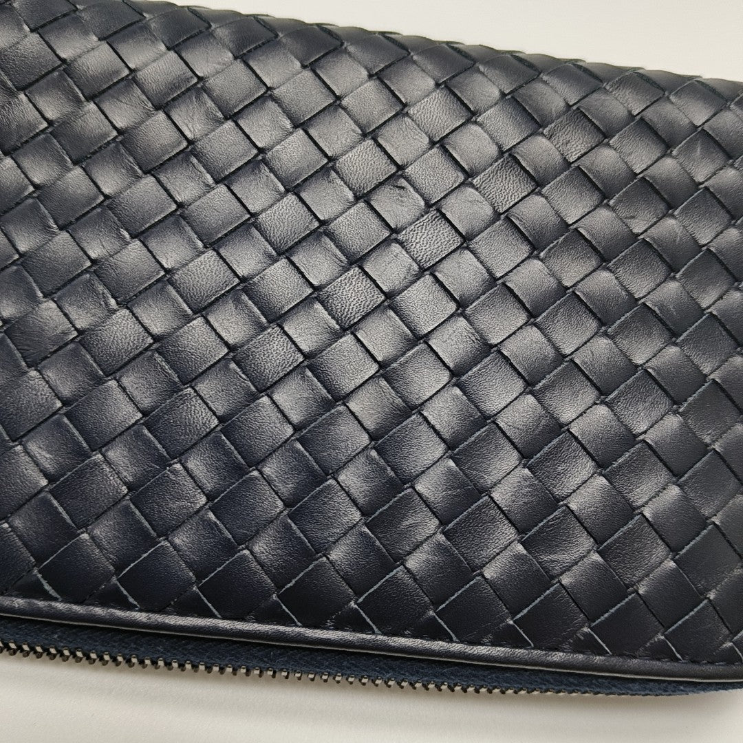 Calfskin Wallet Blue