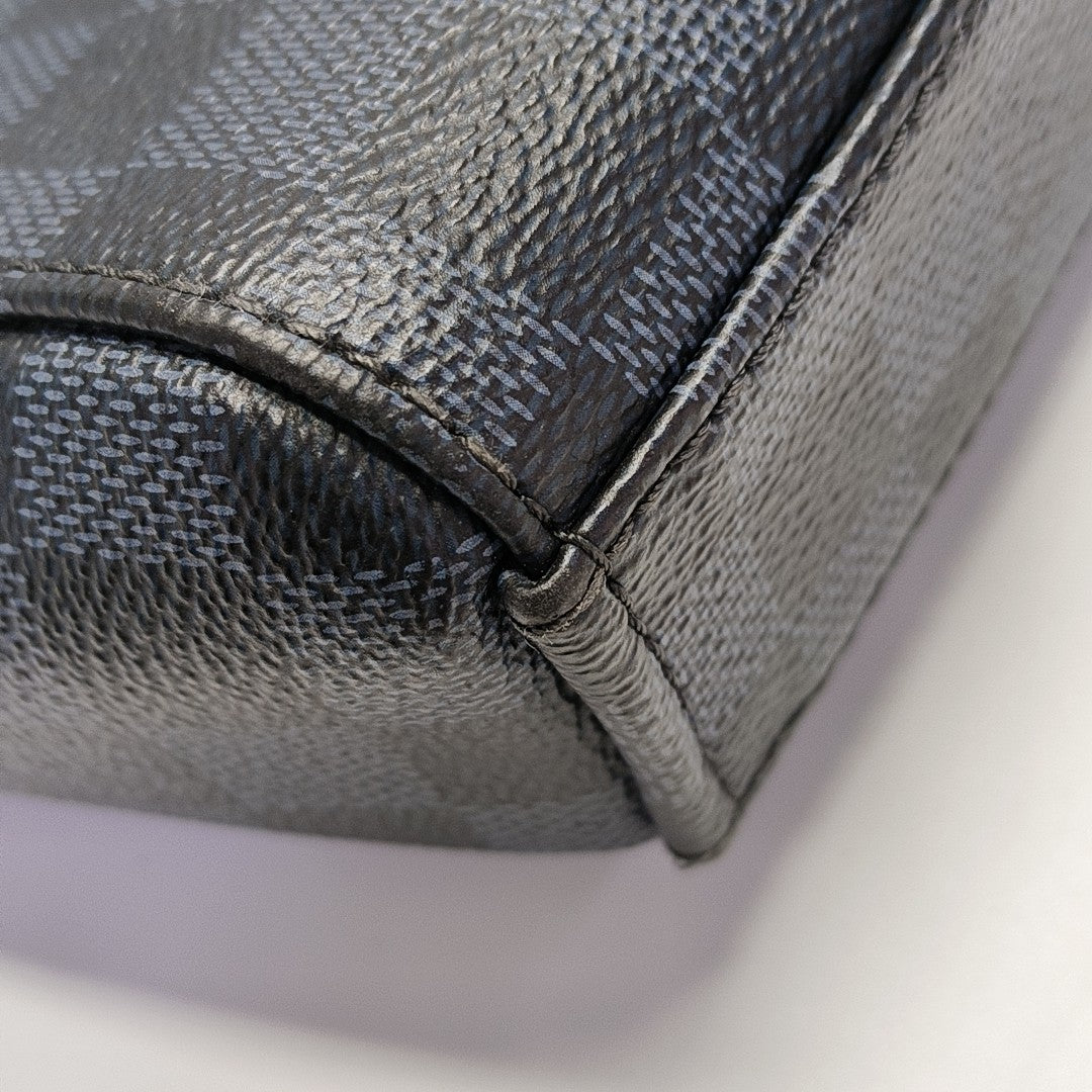 NEWPORT PM Damier Coated Canvas Blue