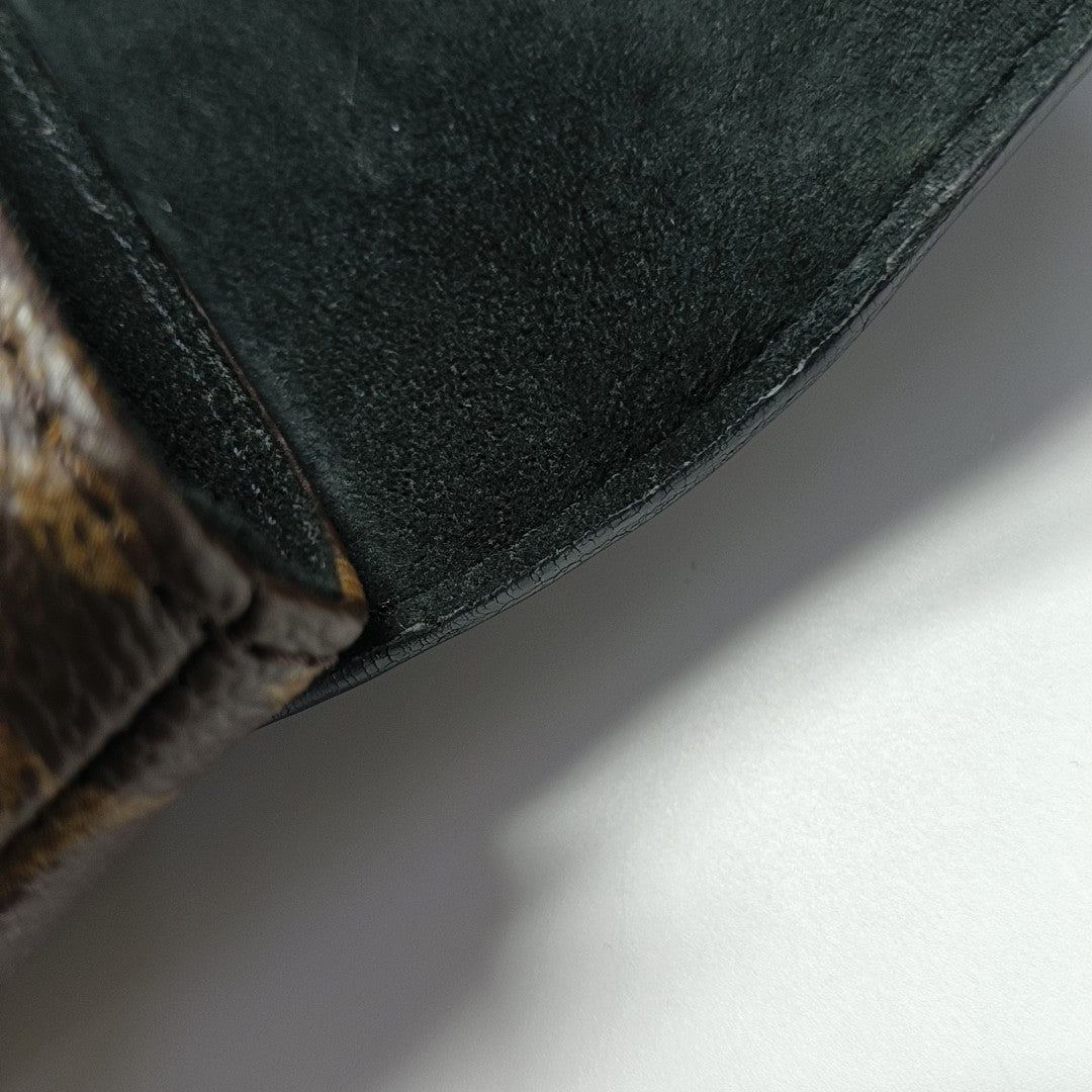 LOCKY BB Monogram Coated Canvas Brown