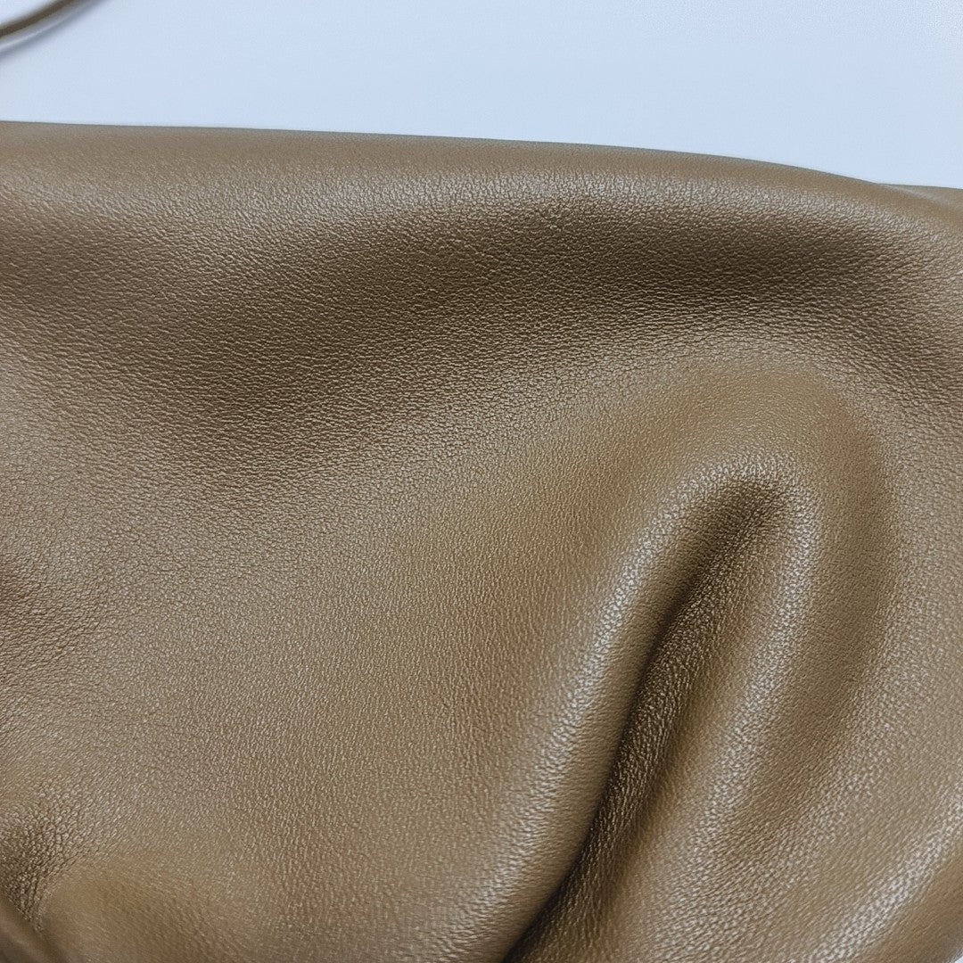 Authenticated pre-owned  The Pouch Mini Calfskin Brown - Shoulder Bag at Looply