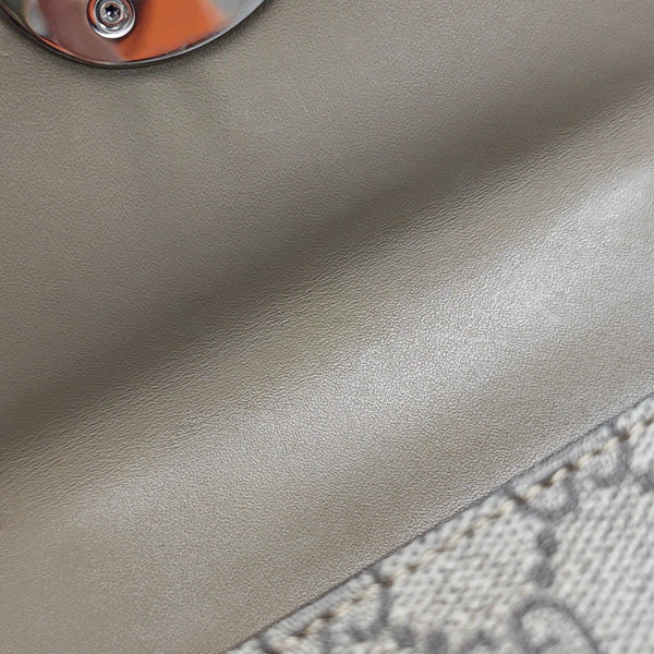 Monogram Coated Canvas Shoulder Bag Gray