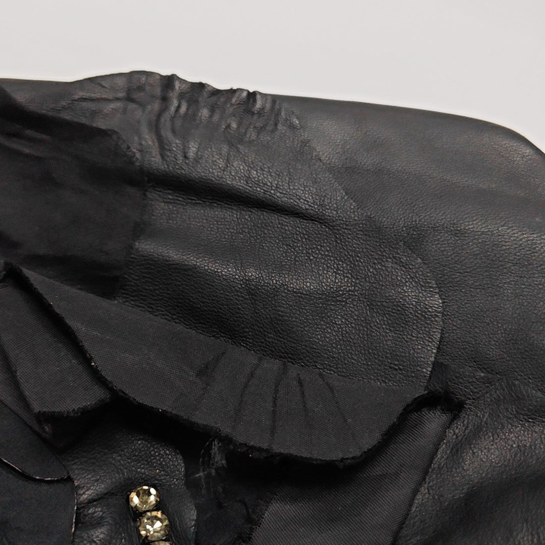 Lambskin Tote Bag Black