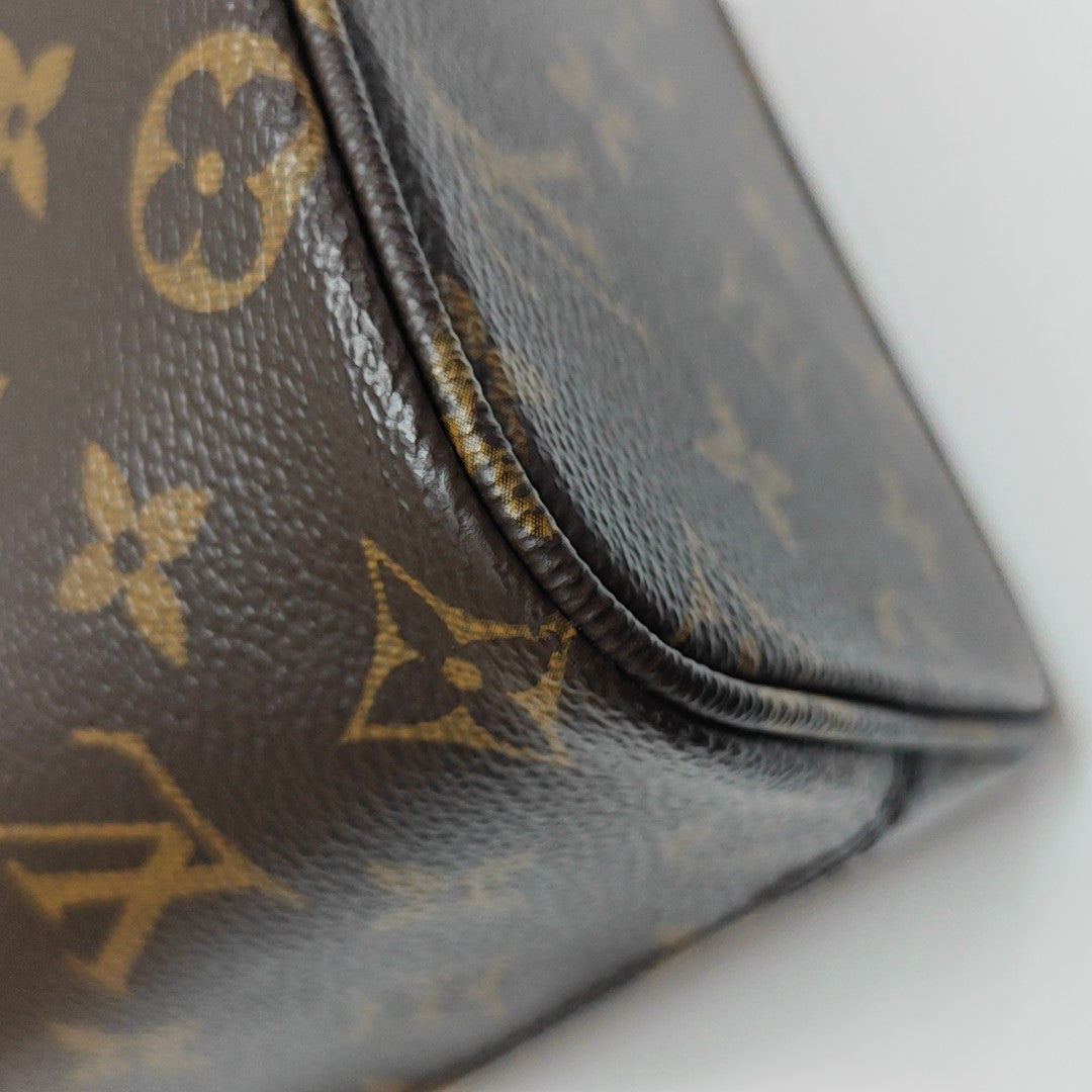 ALL IN Monogram Coated Canvas Brown