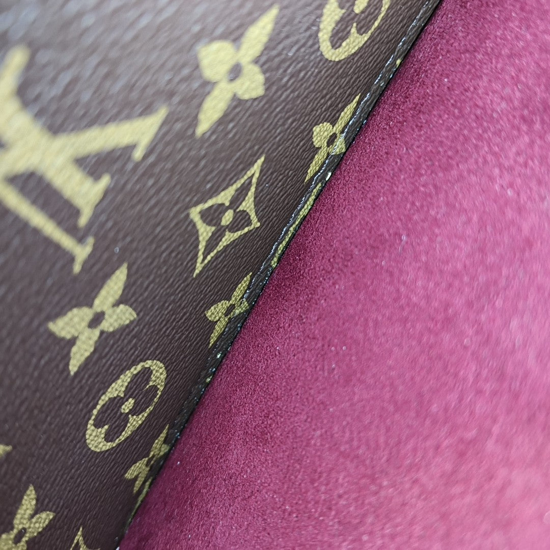 PASSY Monogram Coated Canvas Brown