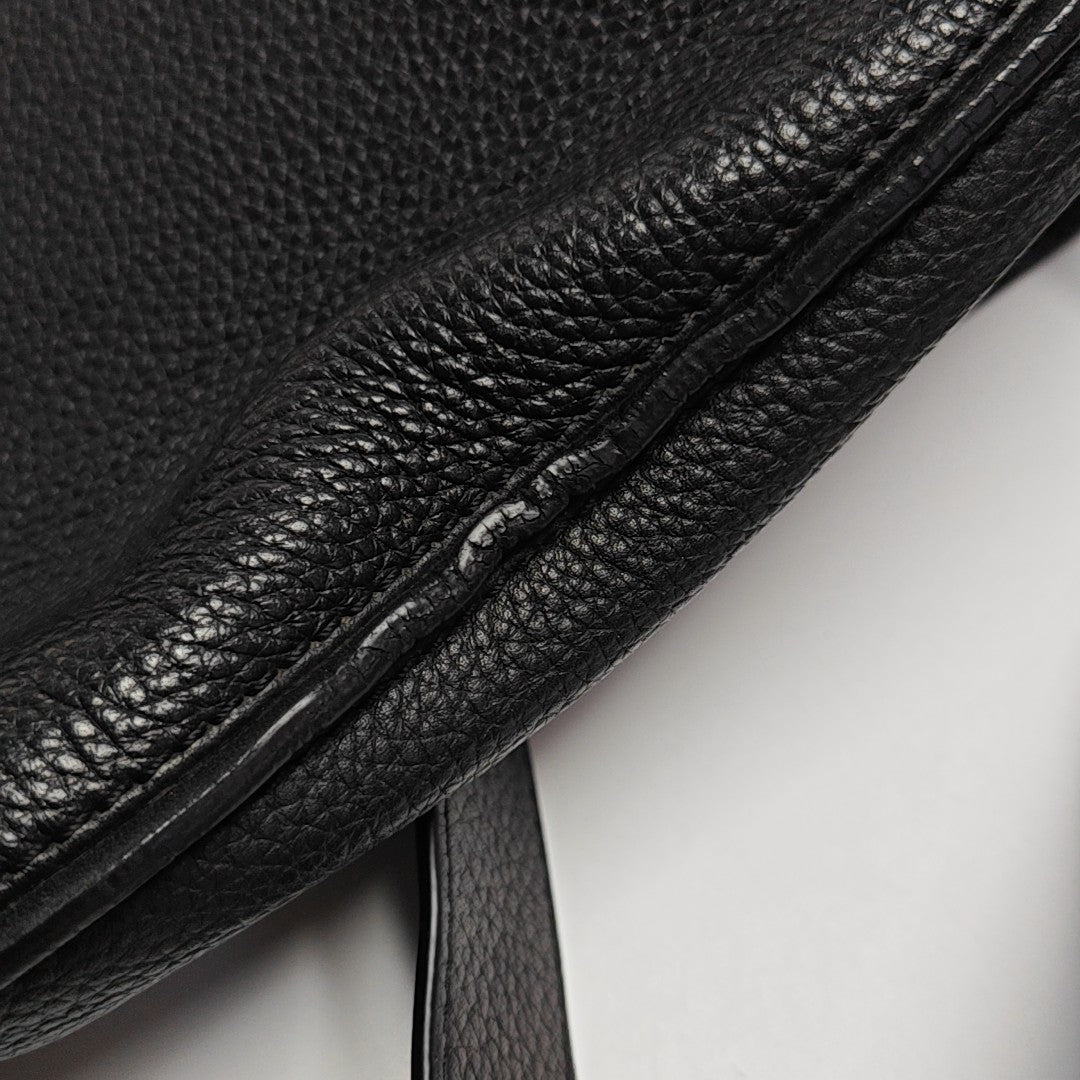 Calfskin Crossbody Bag Black