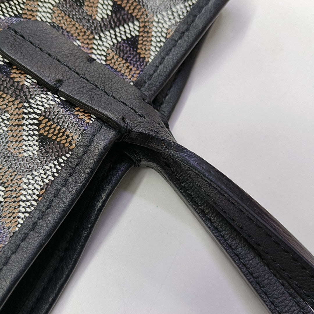 Anjou Mini Coated Canvas Black