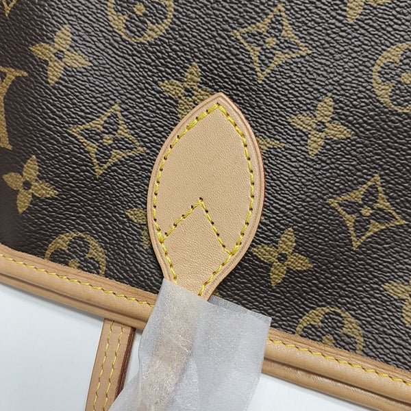 NEVERFULL INSIDE OUT GM Monogram Coated Canvas Brown