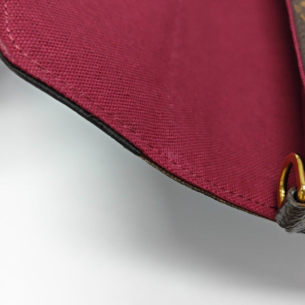 FÉLICIE Monogram Coated Canvas Brown