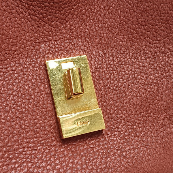 Drew Medium Calfskin Red