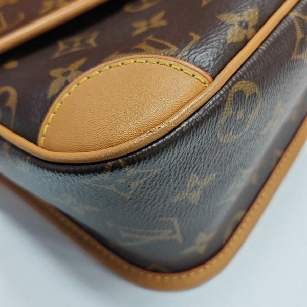 DIANE Monogram Coated Canvas Brown