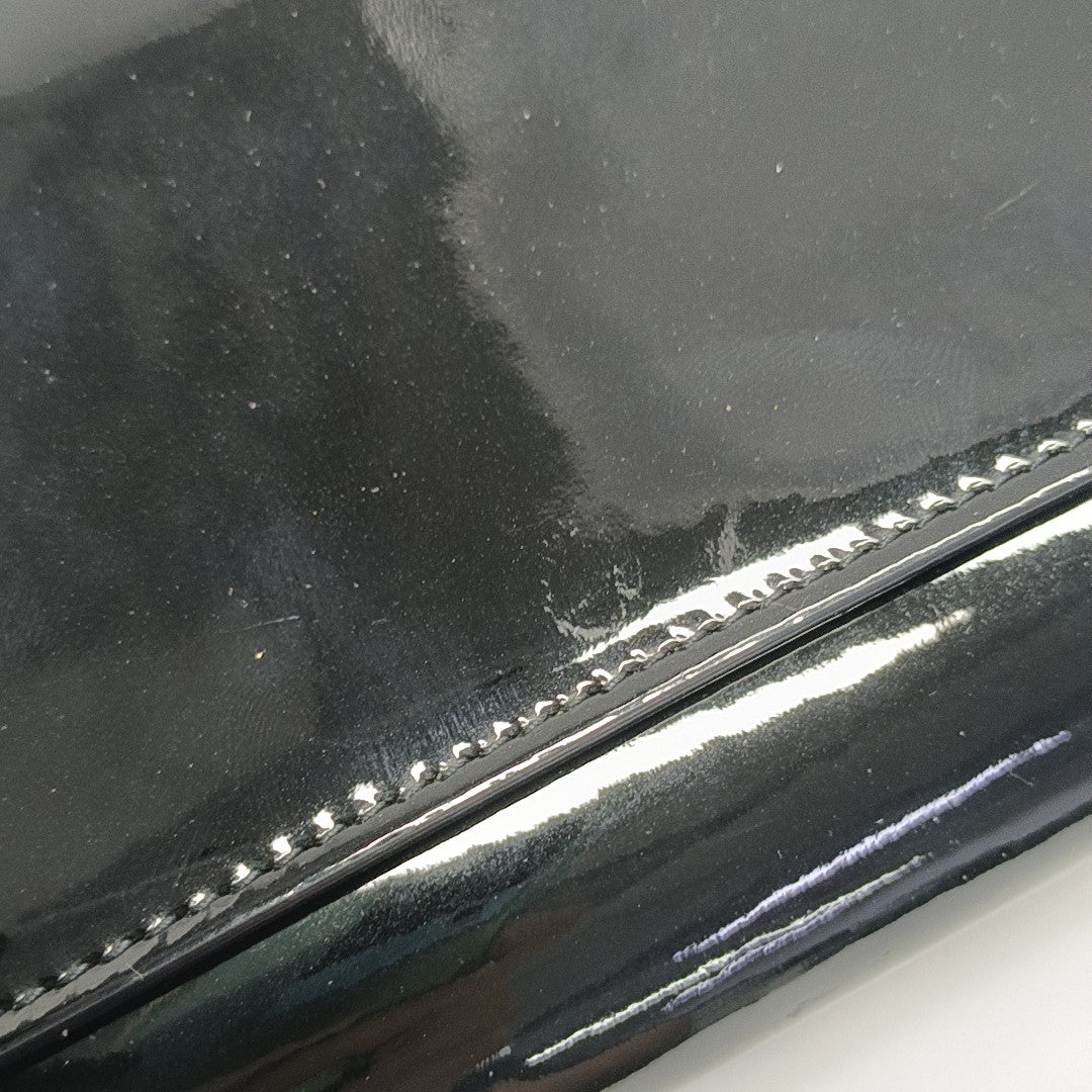 Saddle Mini Patent Leather Black