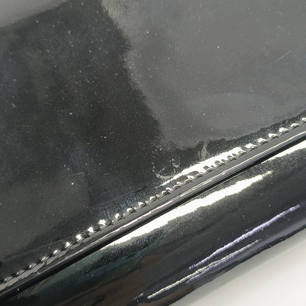 Saddle Mini Patent Leather Black