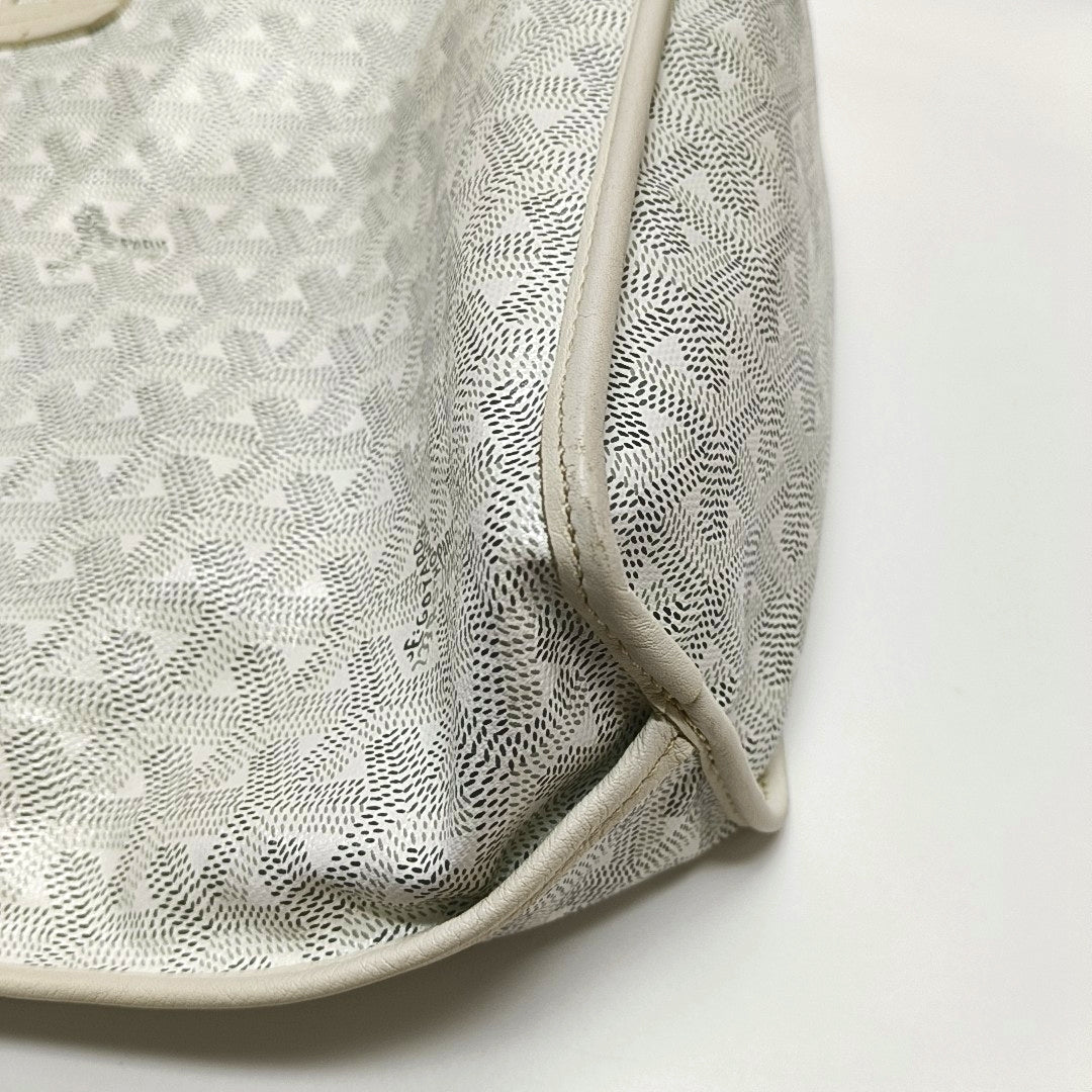 Anjou Mini Coated Canvas White